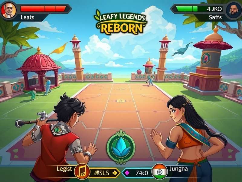 Indian players competing in a Leafy Legends Reborn tournament